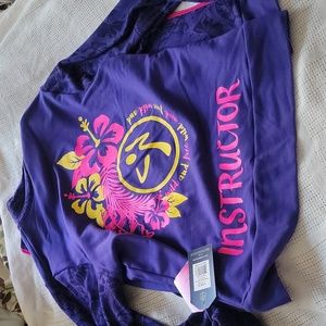 Zumba Fitness Purple Instructor Jacket